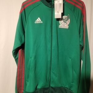 Adidas Team Mexico DNA TT Soccer Football Track Jacket HF1440 Men’s Size Small